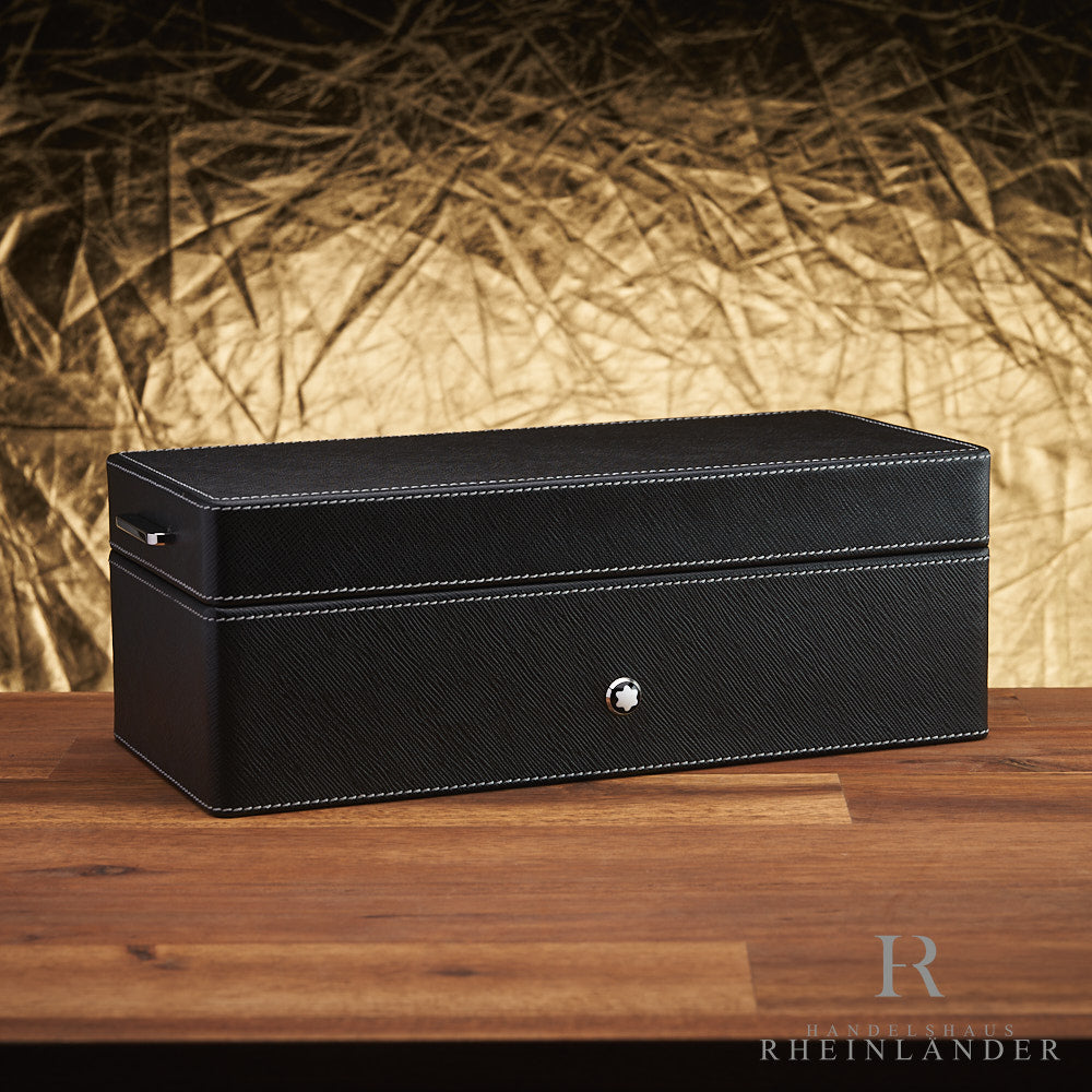 Montblanc Schreibtisch-Box aus Leder für Schreibgeräte und Zubehör 