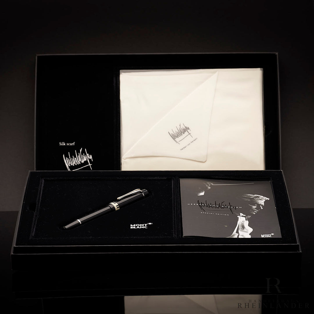 Montblanc Herbert von Karajan Füllfederhalter mit Tuch in Box