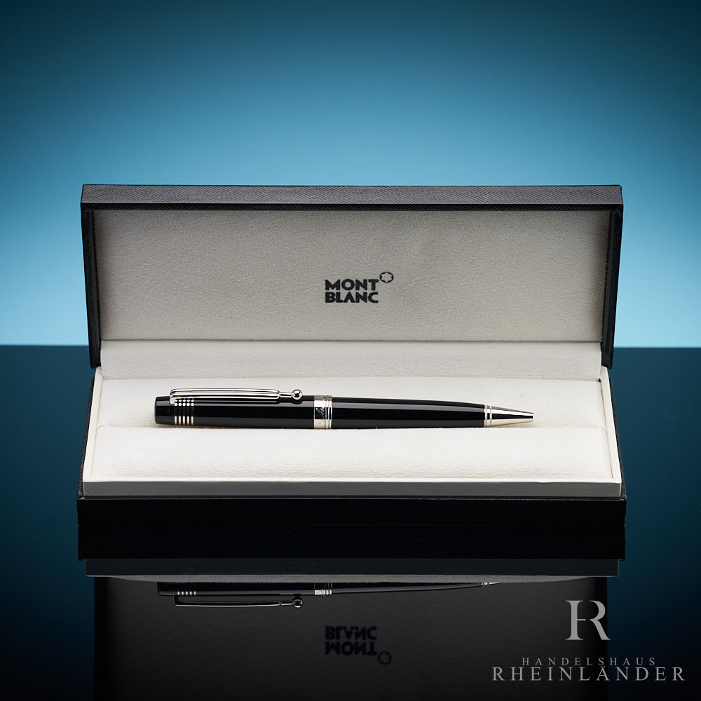 schwarzer Montblanc Johannes Brahms Kugelschreiber in Geschenkbox