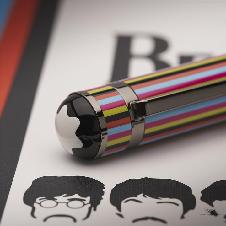Bolígrafo de tinta líquida Montblanc Great Characters Edición Especial The Beatles ID 116257 OVP