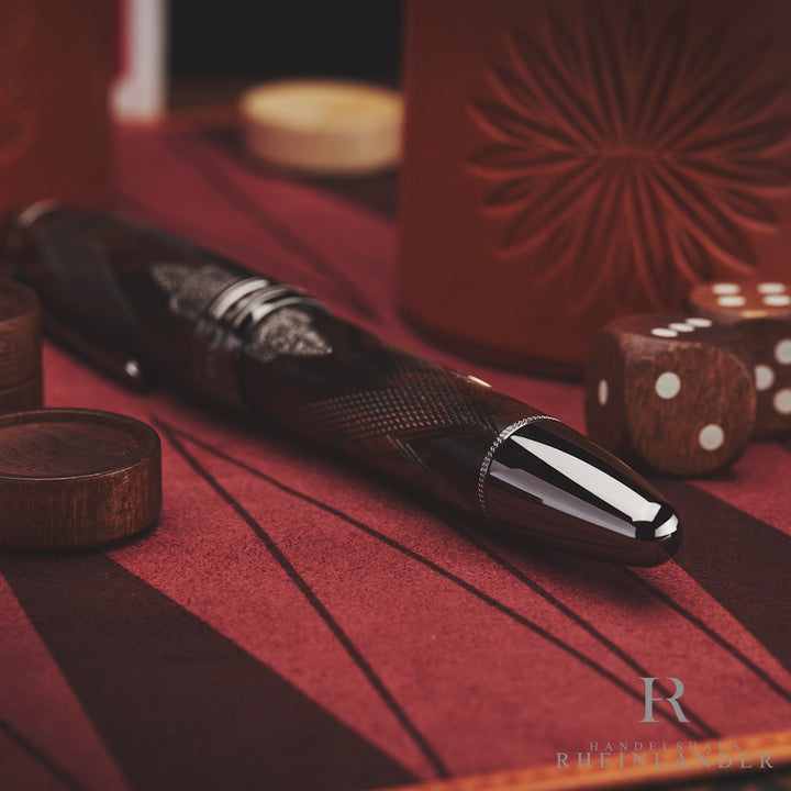 Montblanc Great Masters Purdey Backgammon Bridge Fountain Pen Set ID 124032 OVP 