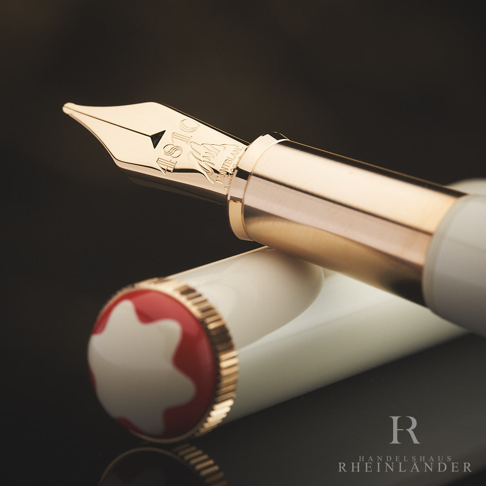 Pluma estilográfica Montblanc Heritage Rouge et Noir Edición Especial Baby Ivory 128121