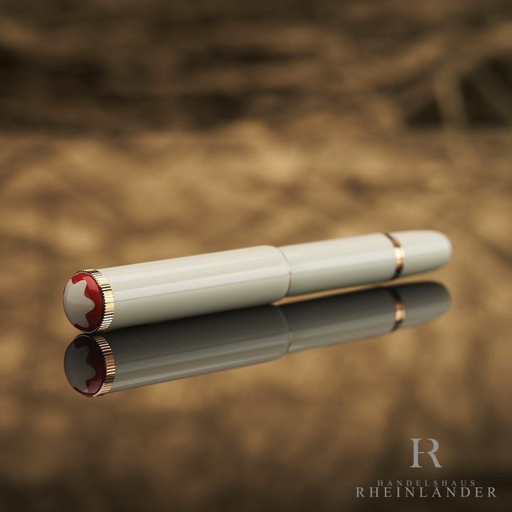 Roller Montblanc Heritage Rouge et Noir Edición Especial Bebé Marfil ID 128122