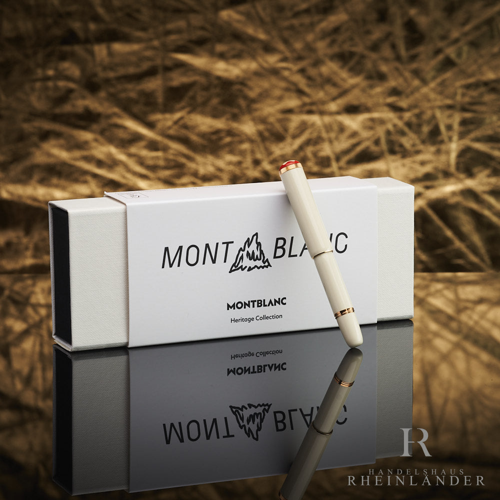 Montblanc Heritage Baby Ivory Füllfederhalter mit Originalverpackung