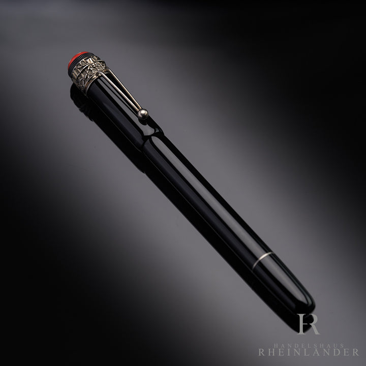 Pluma estilográfica Montblanc Heritage Rouge et Noir Spider Metamorphosis ID 117846 OVP