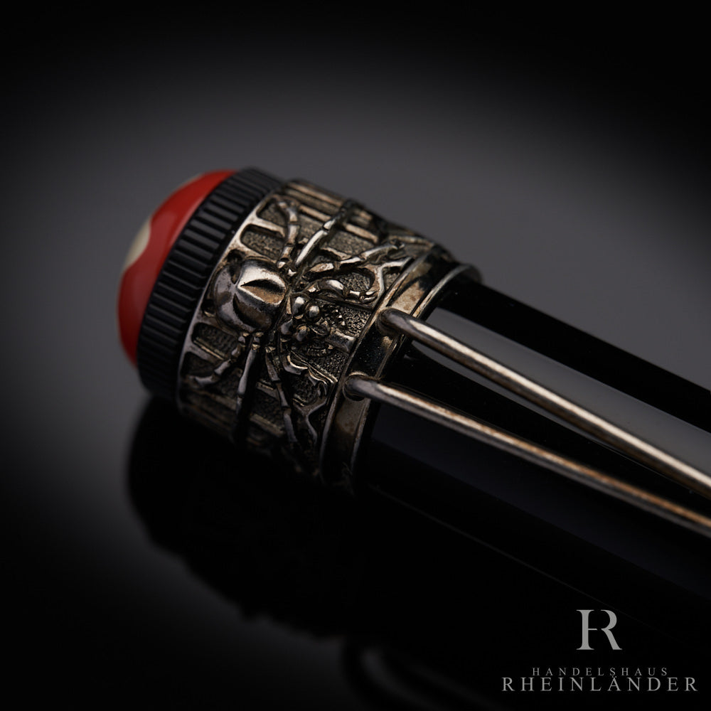 Pluma estilográfica Montblanc Heritage Rouge et Noir Spider Metamorphosis ID 117846 OVP