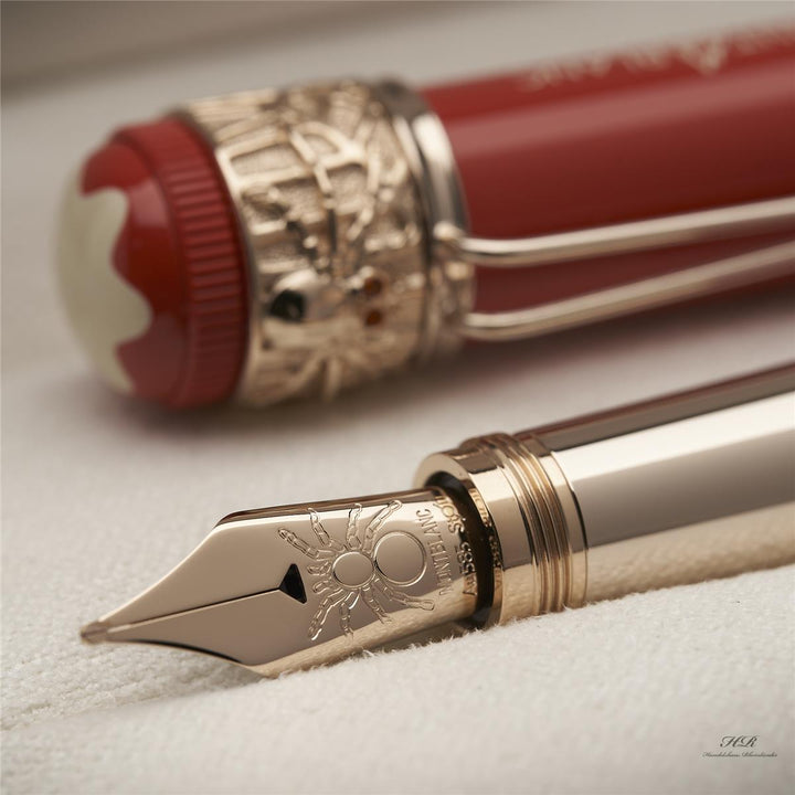 Montblanc Heritage Rouge et Noir Spider Metamorphosis Fountain Pen ID 118232