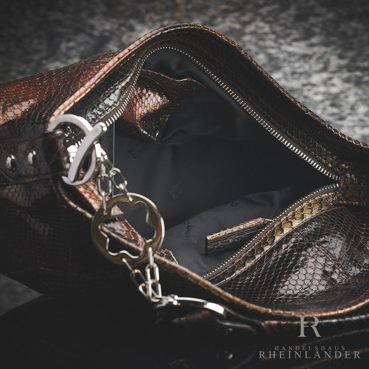 Montblanc Leather Goods Limited Edition 25 Starisma Python Exclusive Handbag