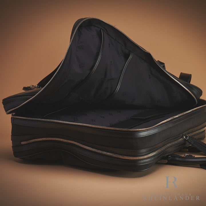 Montblanc Leather Goods Meisterstück Canvas 48 Hours Bag Weekender Black 106727 