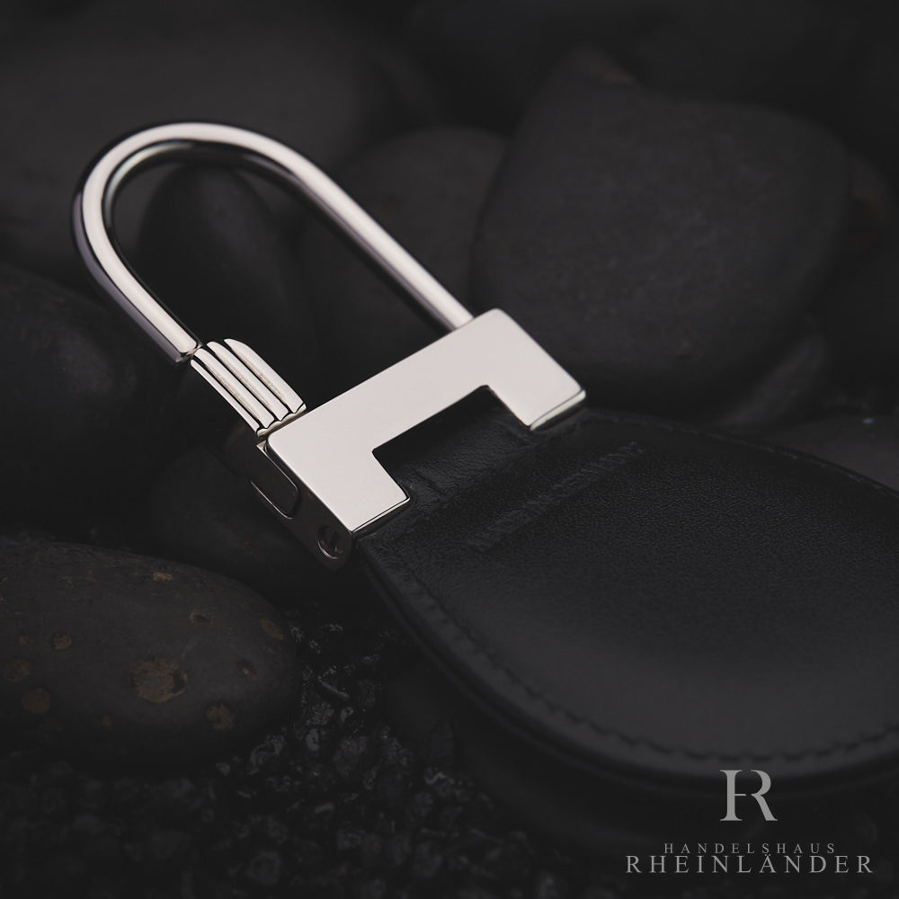 Montblanc Leather Goods Meisterstück Key Fob Black Keyring ID 14085