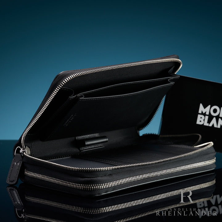 Montblanc Leather Goods Meisterstück Soft Grain Travel Companion Black ID 126249 