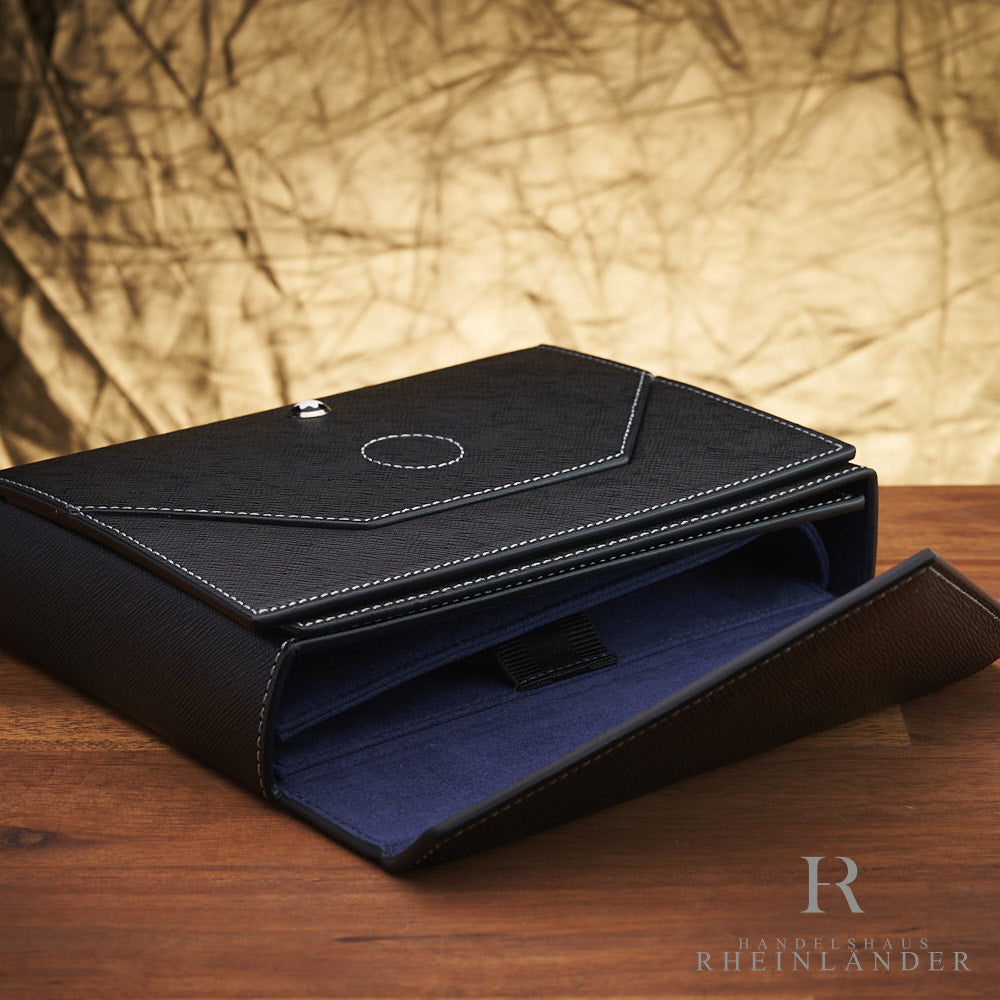 Montblanc Leather Goods Travel Case 8 Pens Collectors Box Black