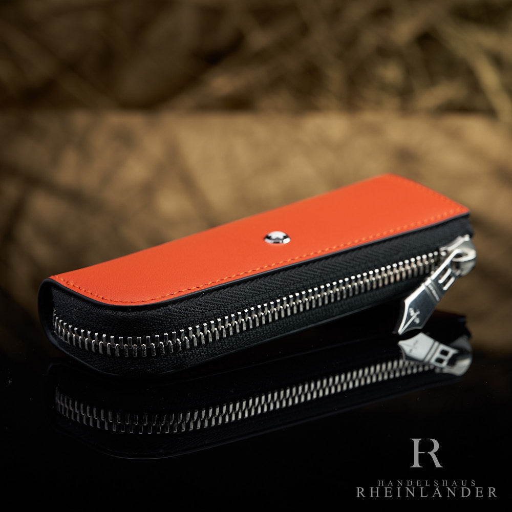 MONTBLANC モンブラン ベビー ペンポーチ ケース オレンジ Montblanc Baby Leather Case Orange – Handelshaus Rheinländer