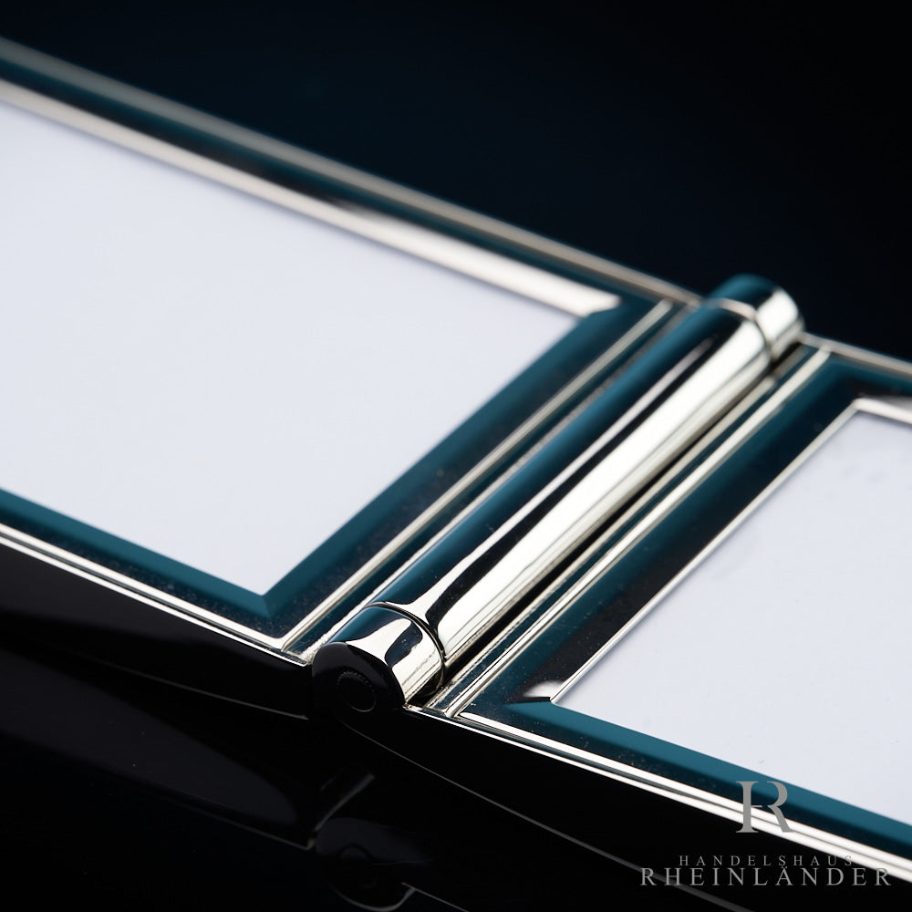 Montblanc Lifestyle Accessories Stainless Steel Double Picture Frame Fotorahmen