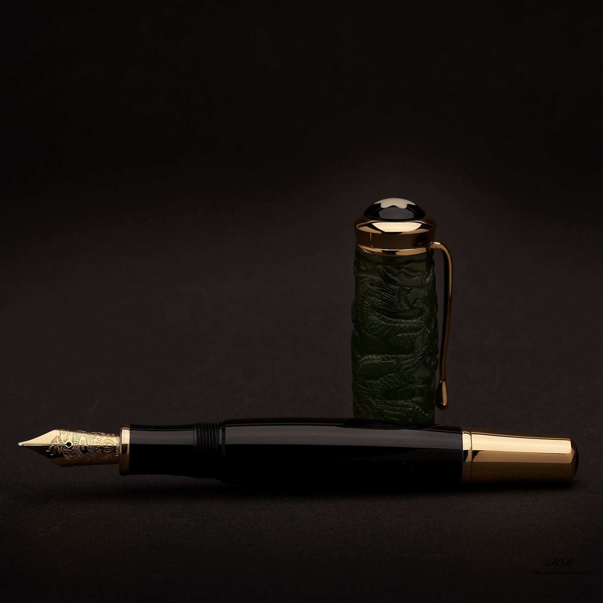 ② 美品 CLASSIC PRO CP18SN Montblanc Limited Edition 2002 Qing Dynasty Fountain Pen ID 7869