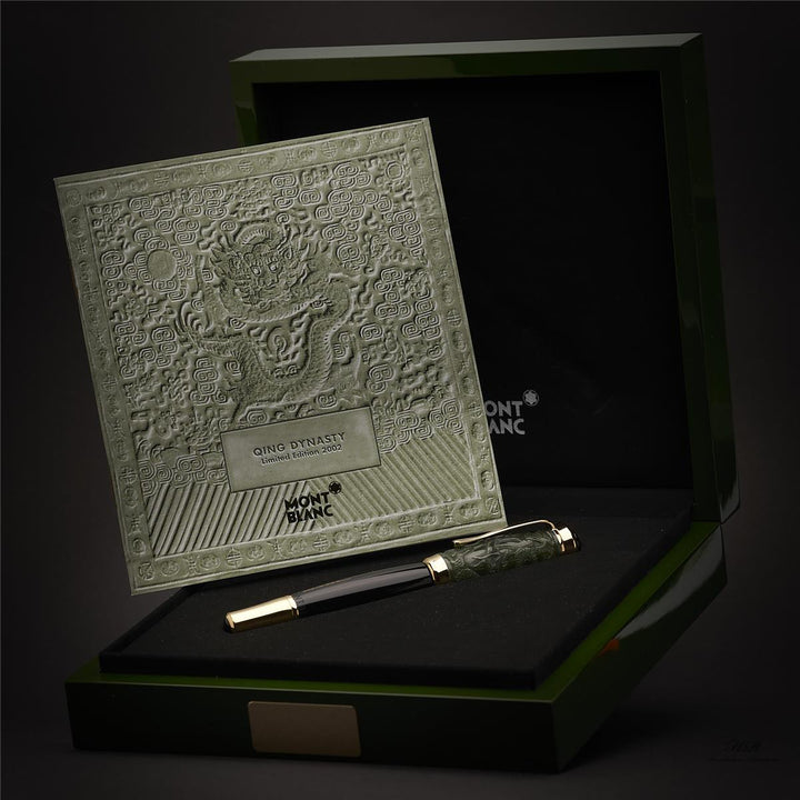 Montblanc Qing Dynasty 2002 Füller mit Broschüre in Geschenkbox