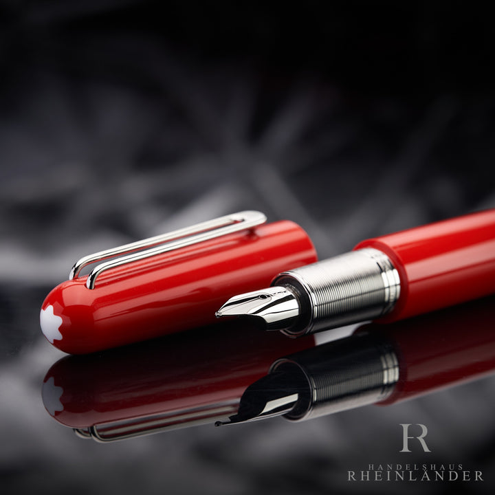 Montblanc M RED Line Marc Newson Füllfederhalter Special Edition ID 117600 OVP