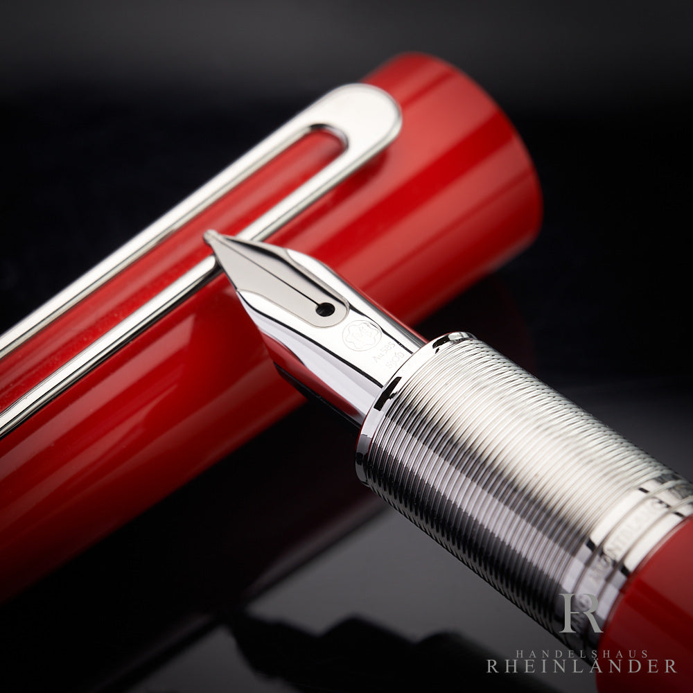 Montblanc M RED Line Marc Newson Füllfederhalter Special Edition ID 117600 OVP