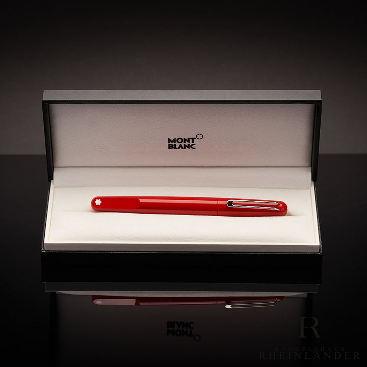 Montblanc Model M Red Resin Rollerball in Geschenbox