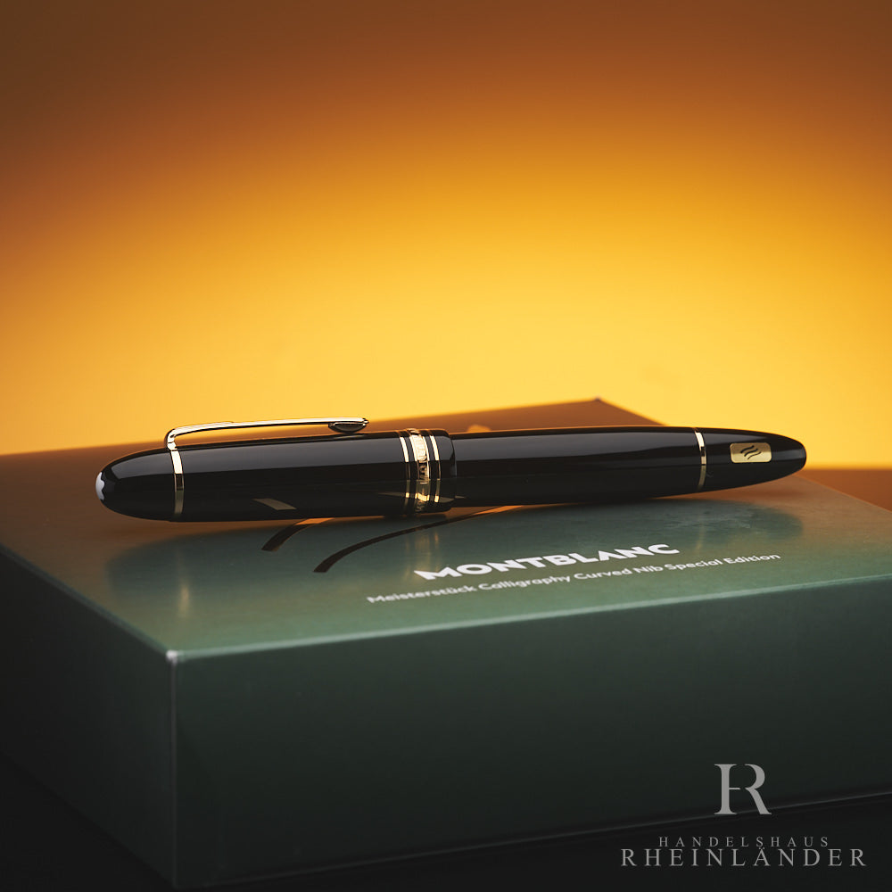 Montblanc Meisterstück 149 Resin Calligraphy Curved Nib Fountain Pen ID 129275 