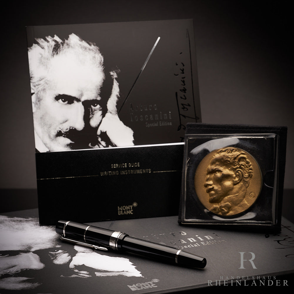 Montblanc Arturo Toscanini Füllfederhalter mit Begleitbuch und Medaille