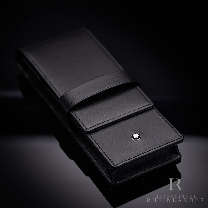 Montblanc Meisterstück Edition Siena 3er Leder Etui Pen Pouch Black ID 14313 OVP