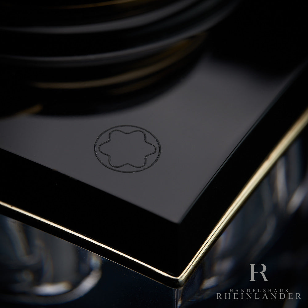 Montblanc Meisterstück Life Style Line Tintenfass Ink Well Bergkristall ID 13921
