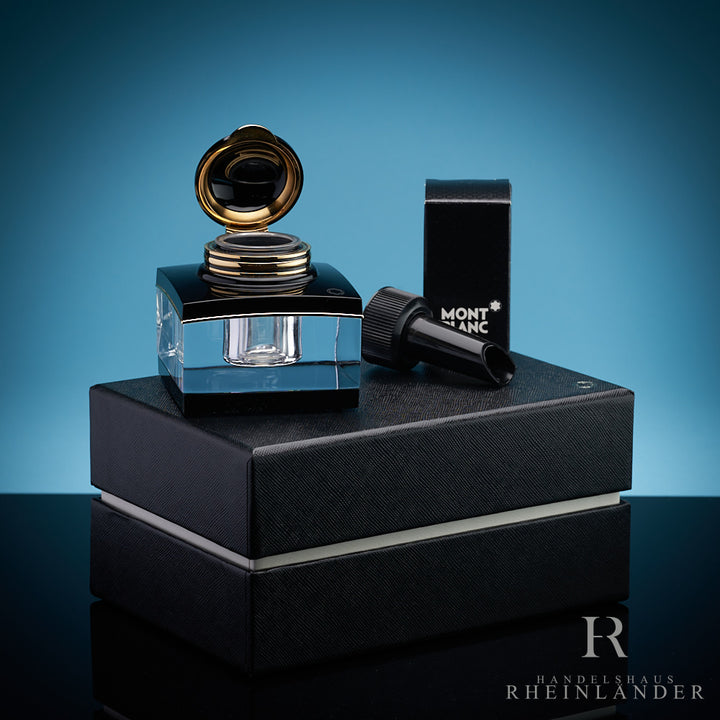 Montblanc Meisterstück Life Style Line Tintenfass Ink Well Bergkristall ID 13921