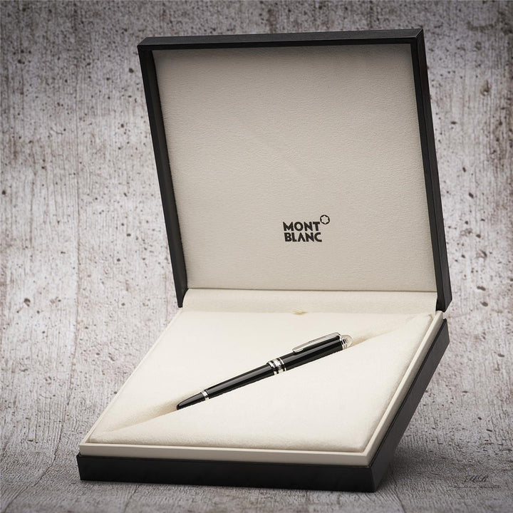 schwarzer Montblanc Meisterstück Mozart Diamond Rollerball in Originalverpackung