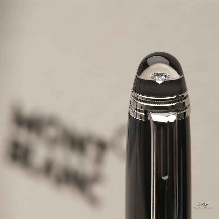 Montblanc Meisterstück Mozart Diamond Platinum Ballpoint Pen ID 107546 with original packaging