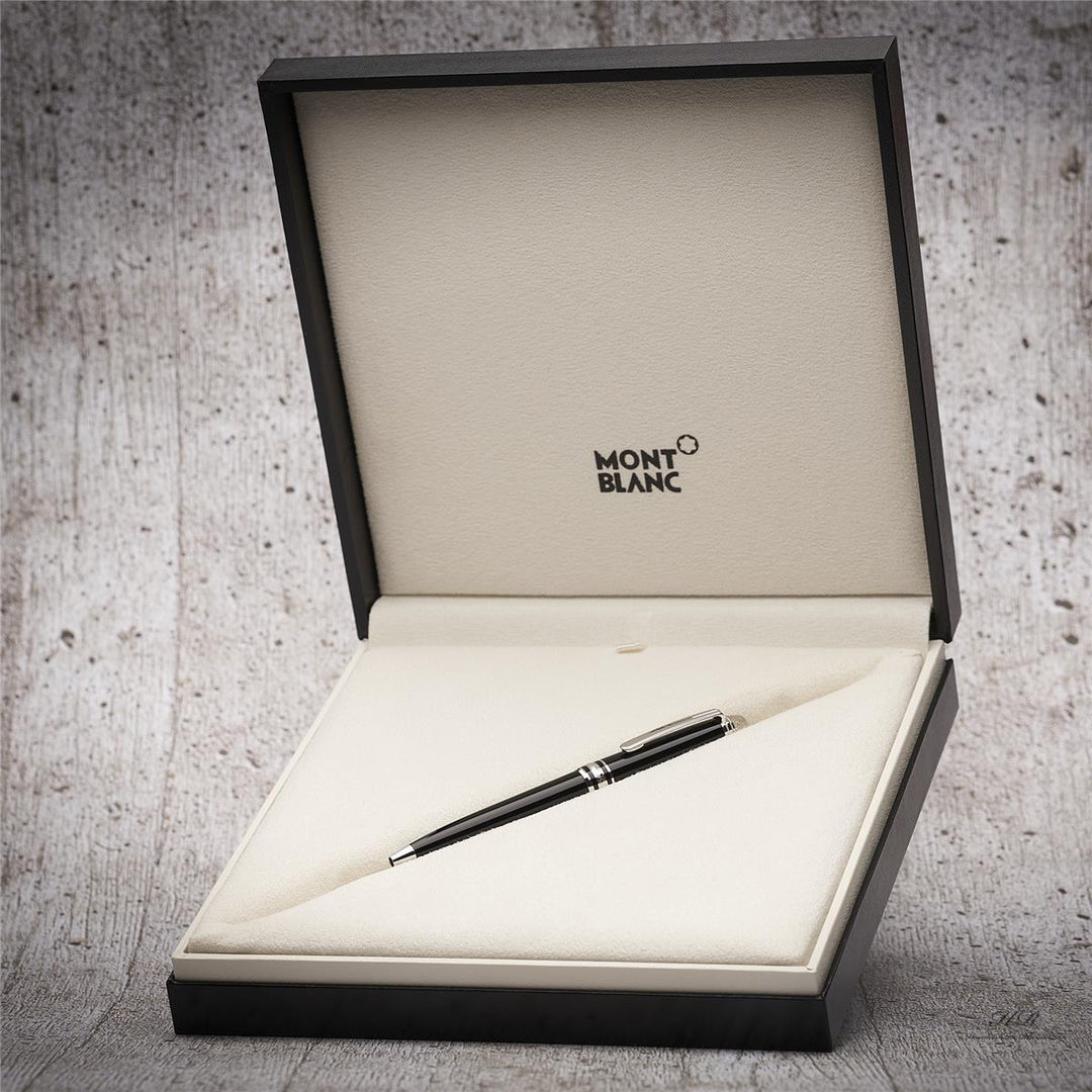 schwarzer Montblanc Mozart Diamond Kugelschreiber in Originalverpackung