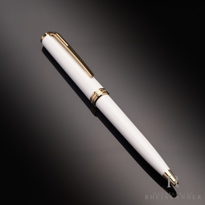 Montblanc Meisterstück Pix Collection White AU Gold Ballpoint Pen ID 117659 OVP