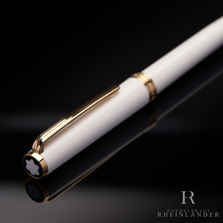 Montblanc Meisterstück Pix Collection White AU Gold Ballpoint Pen ID 117659 OVP