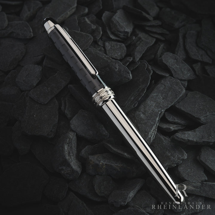 Montblanc Meisterstück Solitaire Ceramics Black Prisma Rollerball ID 103107 Embalaje original