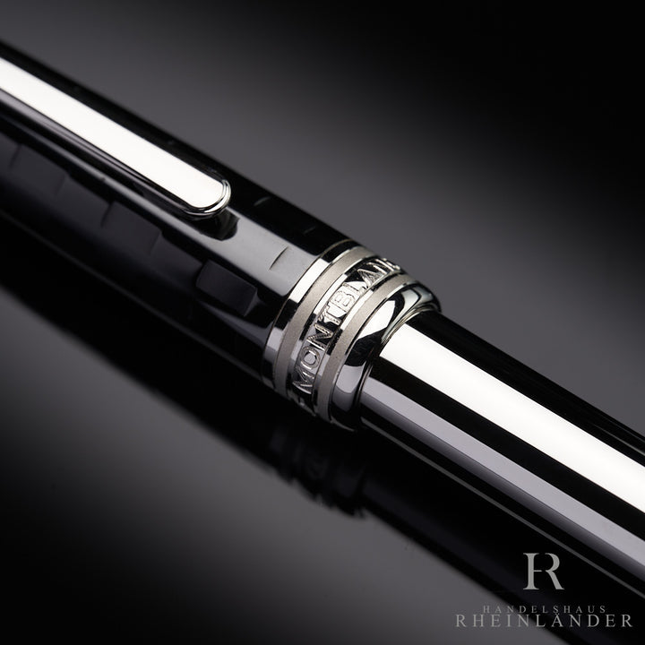 Montblanc Meisterstück Solitaire Ceramics Black Prisma Rollerball ID 103107 Embalaje original
