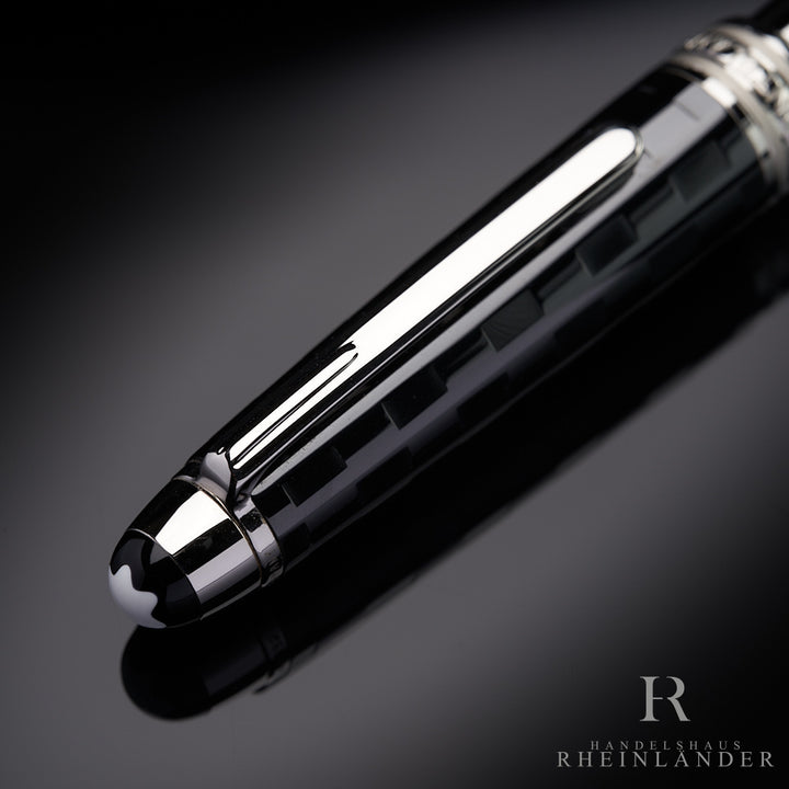 Montblanc Meisterstück Solitaire Ceramics Black Prisma Rollerball ID 103107 Embalaje original