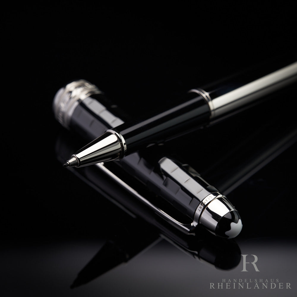 Montblanc Meisterstück Solitaire Ceramics Black Prisma Rollerball ID 103107 Embalaje original