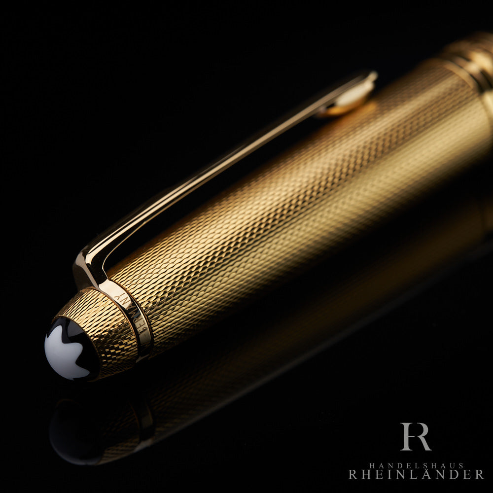 Montblanc Meisterstück Solitaire Classique Gold Plated Fine Grain Rollerball 1634