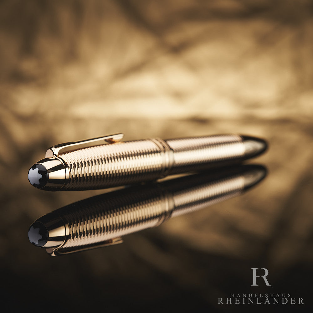 Montblanc Meisterstück Solitaire Geometry Champagne Rollerball ID 132133-118102