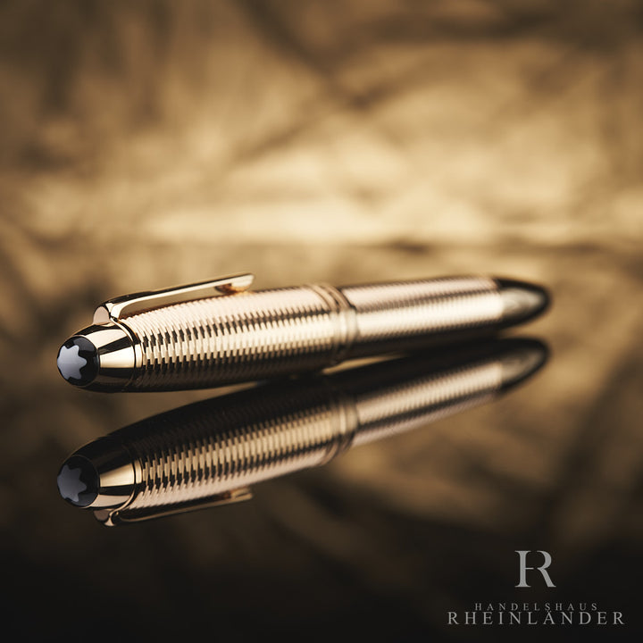 Montblanc Meisterstück Solitaire Geometry Champagne Rollerball ID 132133-118102