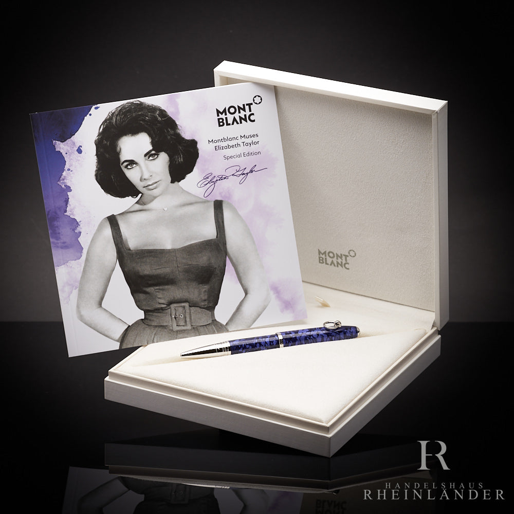 Montblanc Muses Elizabeth Taylor Kugelschreiber in Originalverpackung Draufsicht