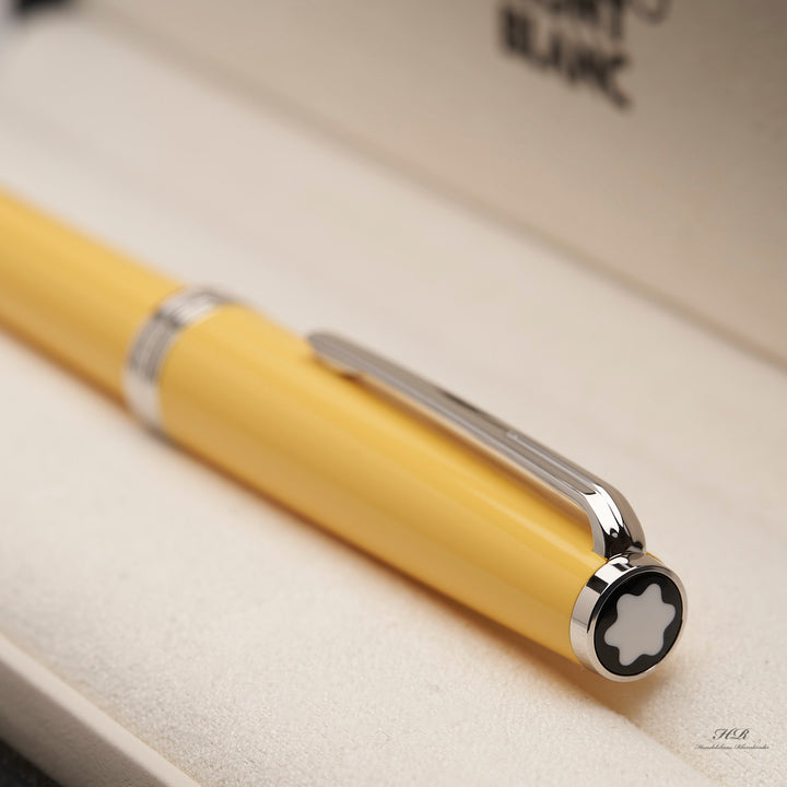 Montblanc PIX Collection Platinum Line Resin COY Yellow Rollerball ID 125239 OVP 