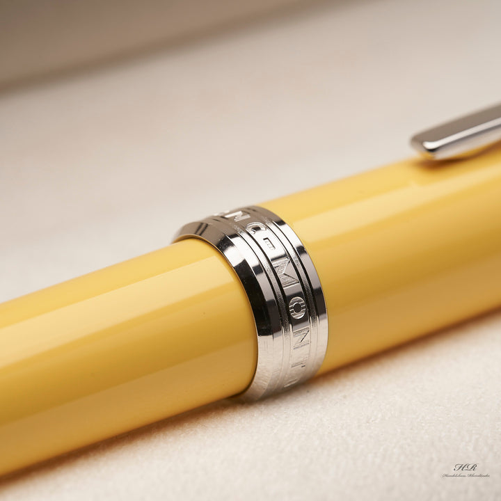 Montblanc PIX Collection Platinum Line Resin COY Yellow Rollerball ID 125239 OVP 