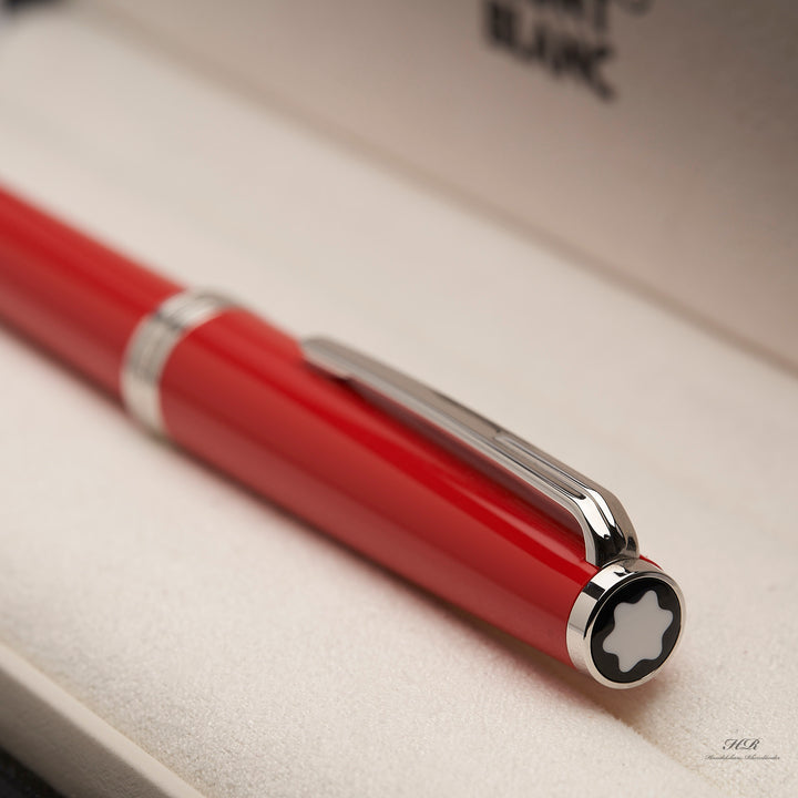 Montblanc PIX Collection Platinum Line Red Rollerball Fine Liner ID 114813 OVP 