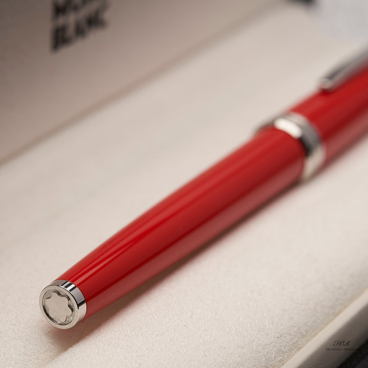 Montblanc PIX Collection Platinum Line Red Rollerball Fine Liner ID 114813 OVP 