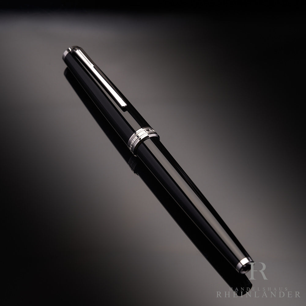 Montblanc PIX Collection Schwarz Platinum Line Rollerball ID 132494-114796