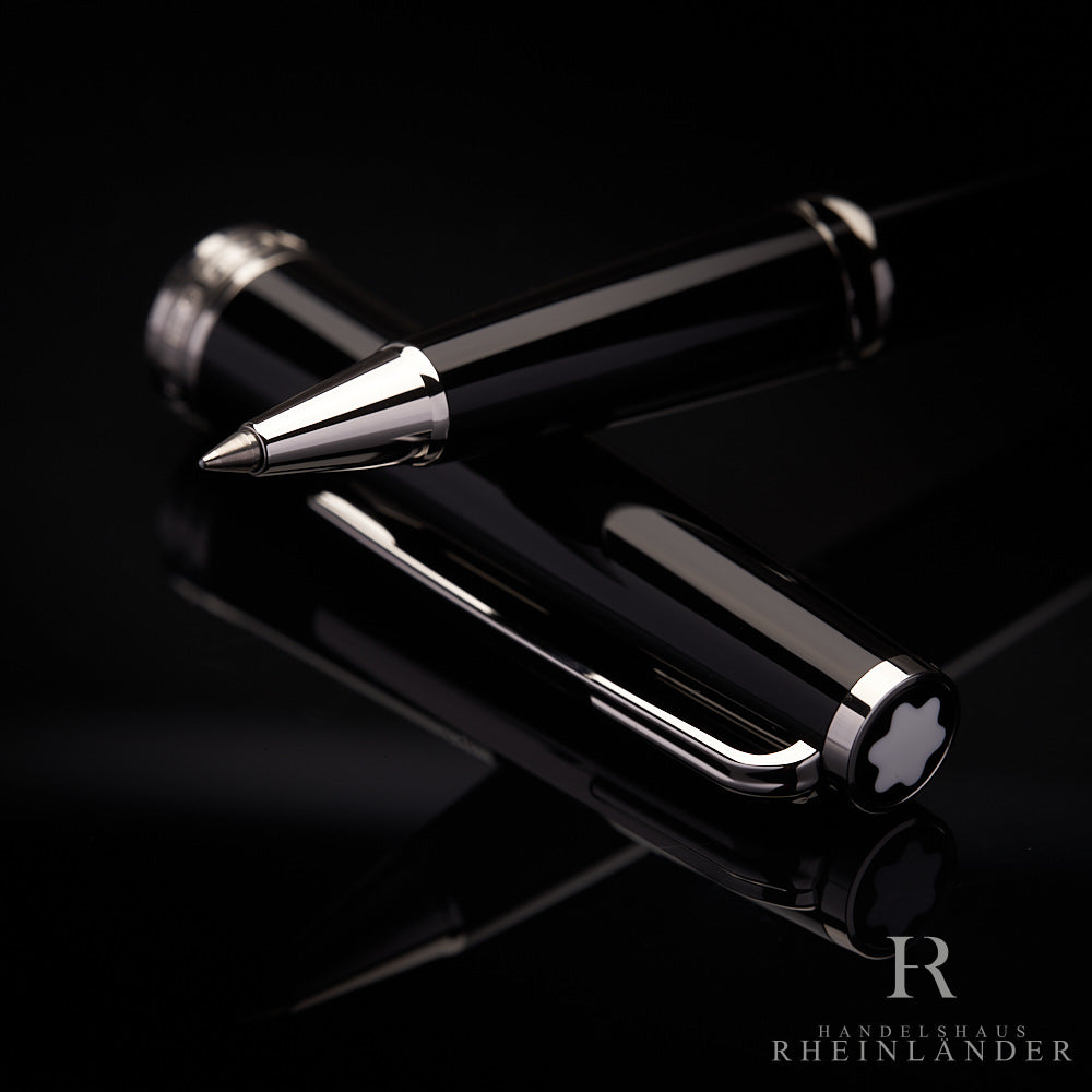 Montblanc PIX Collection Black Platinum Line Rollerball ID 132494-114796