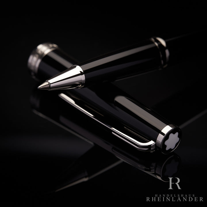 Montblanc PIX Collection Black Platinum Line Rollerball ID 132494-114796