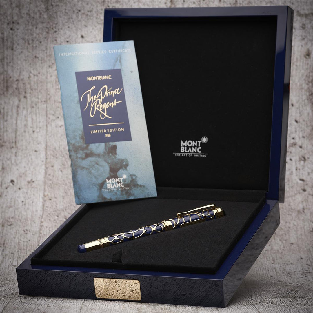 Montblanc Prince Regent 888 Füller in Geschenkschatulle mit Broschüre