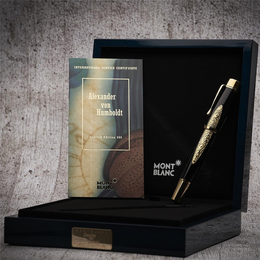 Montblanc Alexander von Humboldt 888 Füller in geschenkbox mit Broschüre